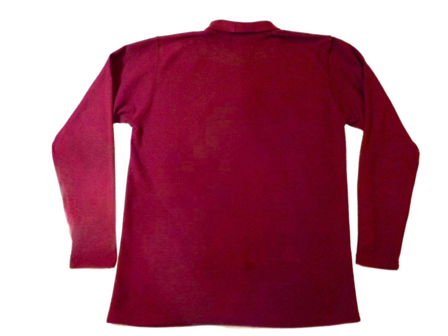 Lindella - Long Sleeved Polo Shirt (burgundy)