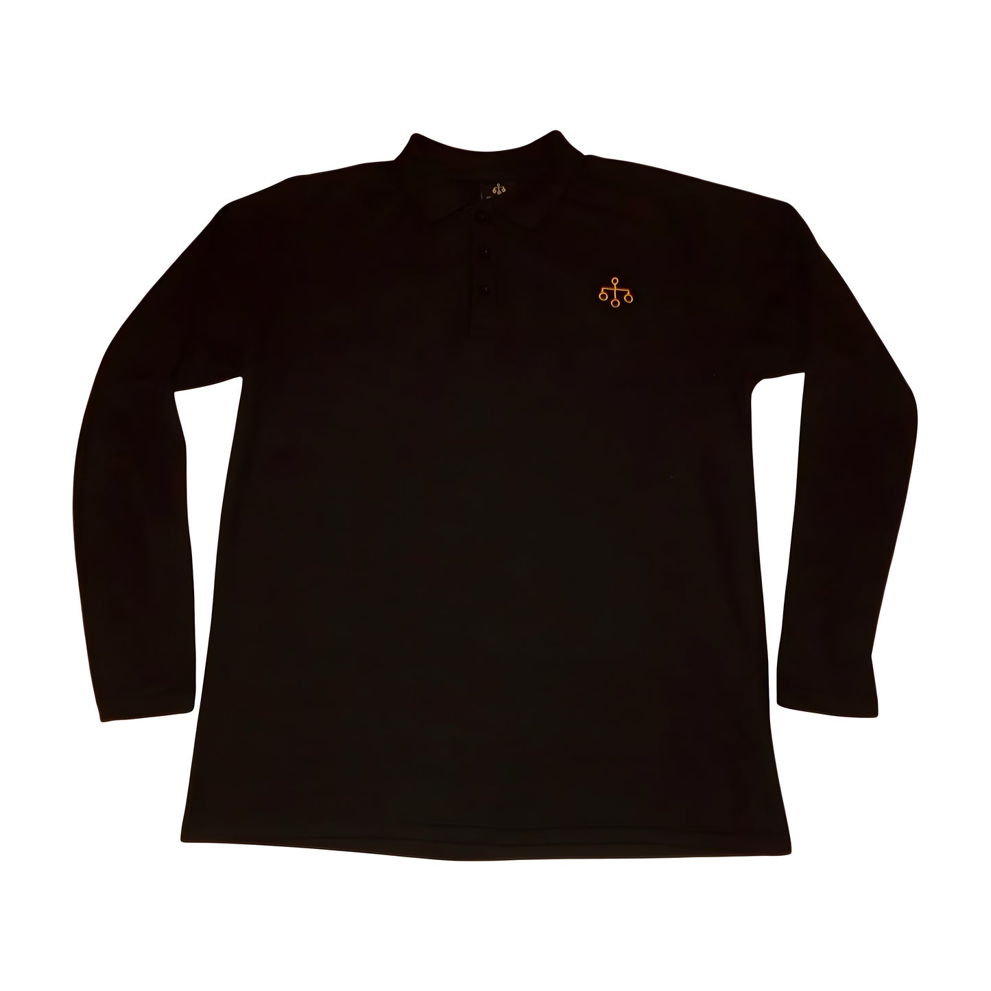 Lindella - Long Sleeved Polo Shirt (black)